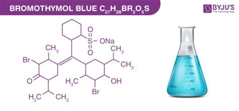 Bromothymol Blue (C27H28Br2O5S) - Structure, Molecular Mass, Properties and Uses