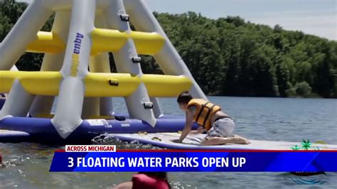 3 Michigan Recreation Areas Feature Floating Water Parks