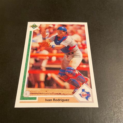 1991 Upper Deck Final Edition Ivan Rodriguez Rookie 55F Texas Rangers