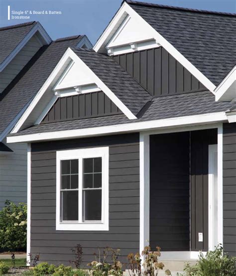 Dark gray siding with white trim – Artofit