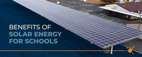 Community Financial Benefits Of Solar Energy In Schools