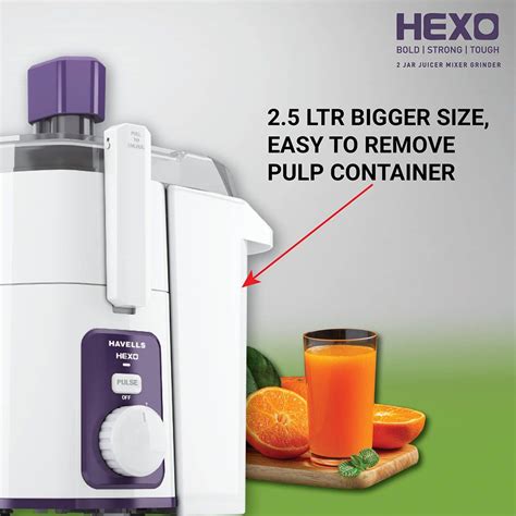 Buy Havells Hexo Watt Jars Juicer Mixer Grinder Rpm Acs