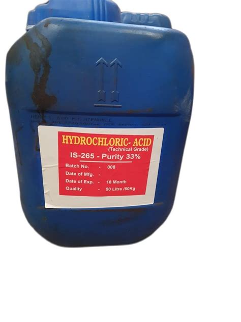 Hydrochloric Acid Technical Grade At Best Price In Lucknow By Aanant