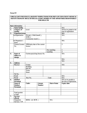 Fillable Online Medicalboard Co Form Xv Check List For Singular Joint