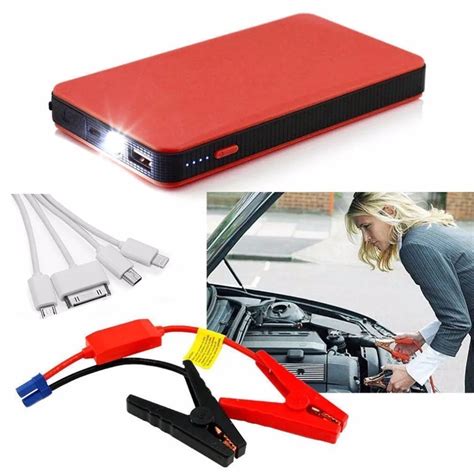 Car Jump Starter 12V Auto Battery Jumper, Booster Portable Power Pack ...