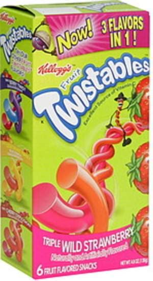 Twistables Triple Wild Strawberry Fruit Flavored Snacks - 6 ea ...