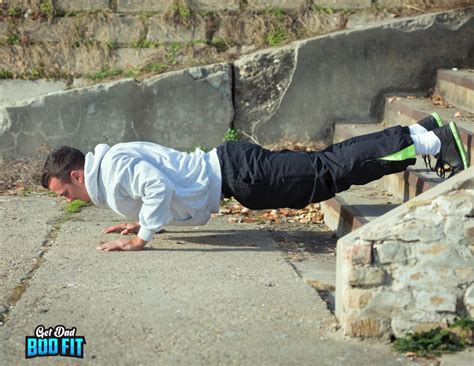 pushup properly  dad bod fit
