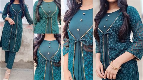 Shrug Jacket Kurti Cutting And Stitching Tutorial