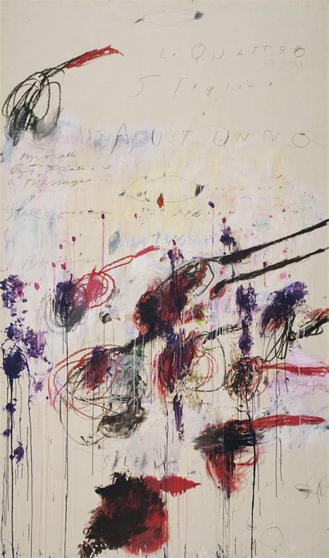 Cy Twombly The Four Seasons Spring Summer Autumn And Winter 1993