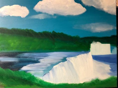 Waterfall, Oil on Canvas 18x24 - APB Artistry