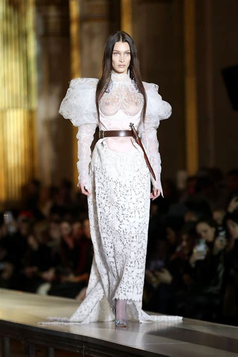 Bella Hadid Naked Tits At Vivienne Westwood Ready To Wear Fall Winter 2020 Paris The Fappening