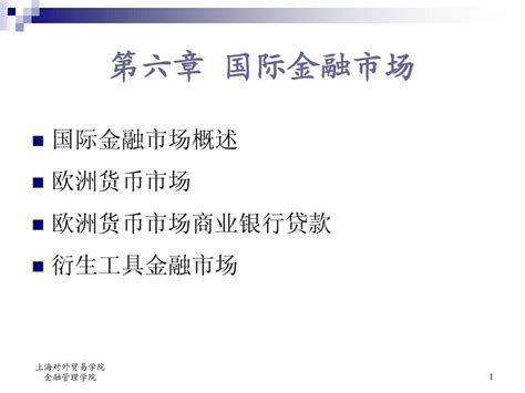 第六章 国际金融市场与衍生金融工具市场word文档在线阅读与下载无忧文档