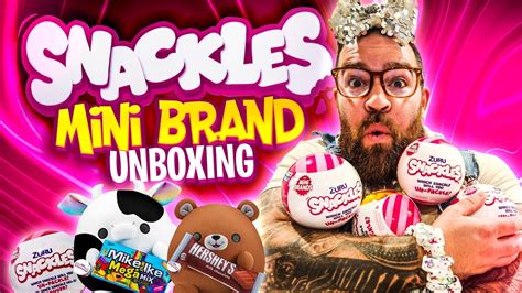 Zuru Snackles Mini Brand With Plushies Unboxing Youtube