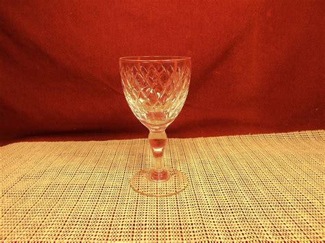 Royal Brierley Crystal Coventry Pattern Wine Goblet 5 1 4 X 2 3 4 Ebay