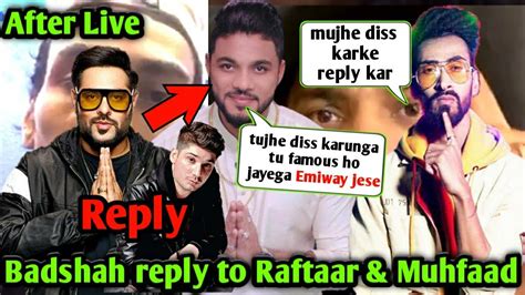 Badshah And KR NA Reply To Muhfaad And Raftaar After Raftaar And