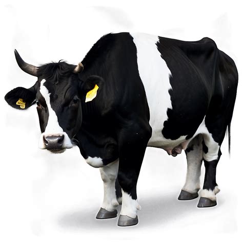 Black And White Cow Png Vnw7 Png Image