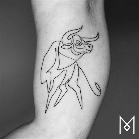 Minimalist tattoos drawn with one continuous line | Boing Boing