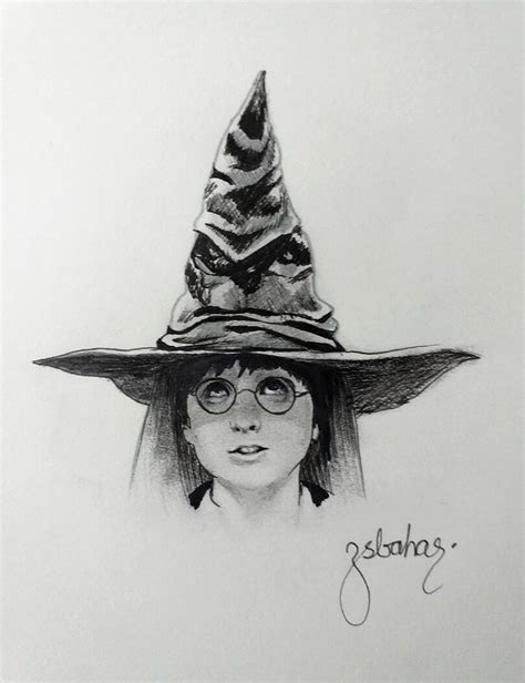 Harry Potter Sorting Hat Drawing