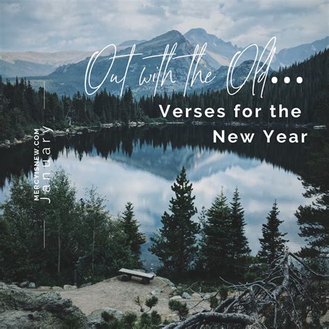 31 Verses for the New Year | Verses, Family bible study, Newyear