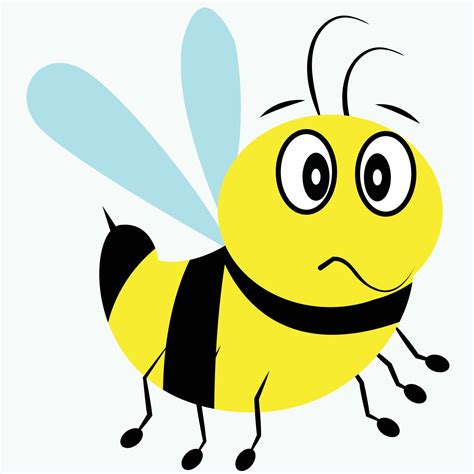 Cute Bee Cartoon 11361459 Vector Art At Vecteezy