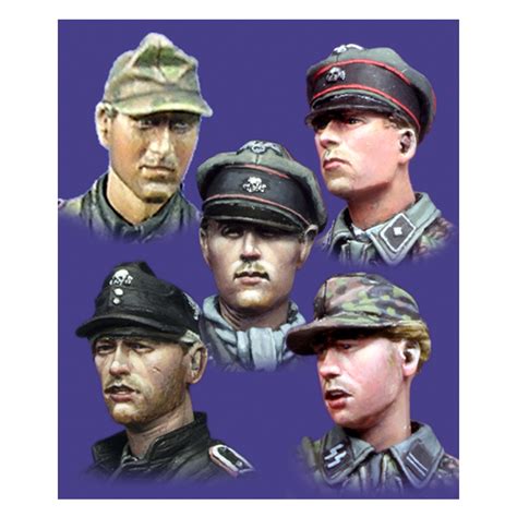 Buy Alpine Miniatures WSS Panzer Crew Heads Set 2 1 35 Online