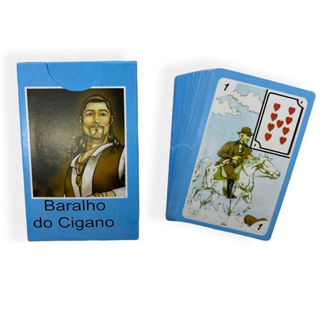 Baralho Tarot Do Cigano Azul Cigano Vladimir 36 Cartas Manual