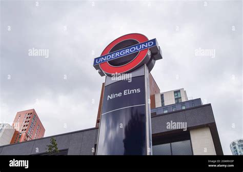 London Uk 20th Sep 2021 Exterior View Of The Nine Elms Underground Station Two New London