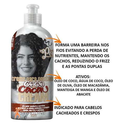 Creme De Pentear Anti Frizz Coco E Cacau Ml Soul Power Creme De