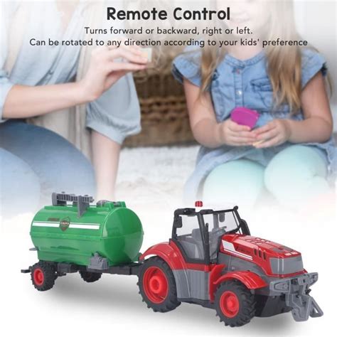 Ka Jouet De Tracteur De Ferme Rc Tracteur Agricole T L Command