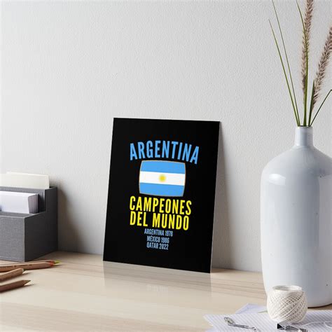 Argentina 2022 World Cup Champion Vintage Argentina Campeones Del