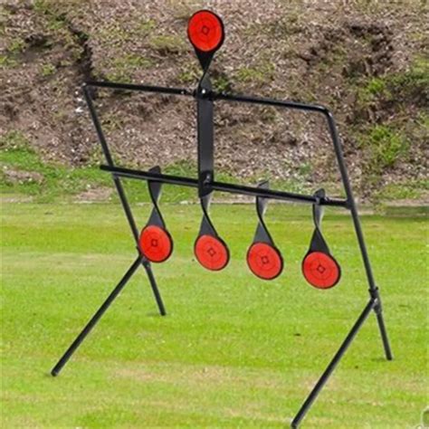 Spinning Target Metal Plinking Air Gun Rifle Slingshot Catapult In