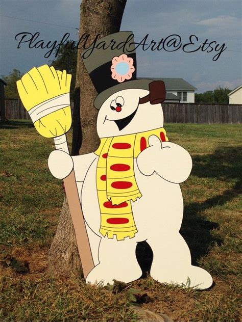 READY TO SHIP Frosty The Snowman Christmas Yard Art Decoration