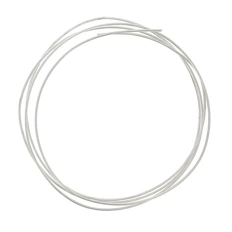 Fil Semi Dur Recuit Argent 925 Rond 1 Mm X 1m Perles Co