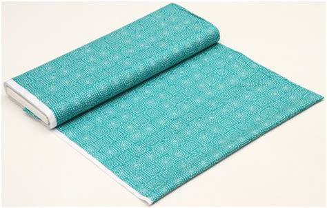 teal square pattern fabric by Michael Miller from the USA Fabric by ...