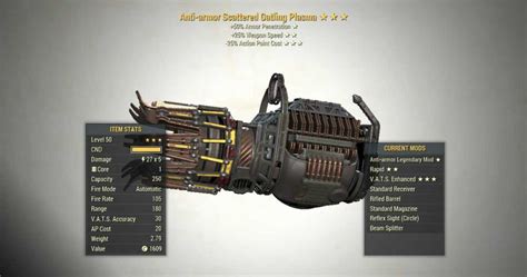 Fallout 76 Pc Anti Armor Gatling Plasma Weapon Speed 25v Buy