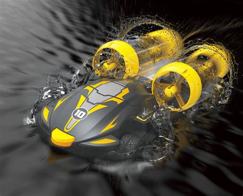 2 In 1 Amphibious Car Boat Water Land 2 Modes Remote Control Rc Race