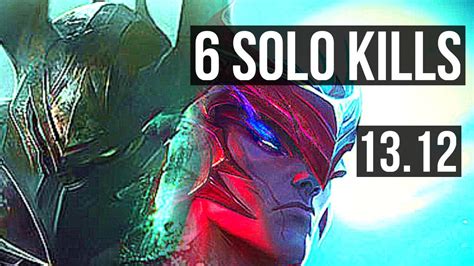 Mordekaiser Vs Yone Top 6 Solo Kills 17m Mastery 500 Games