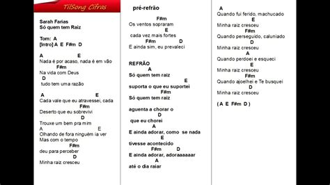 Só quem tem raiz Sarah Farias Ministério tilSong Oficina de Louvor