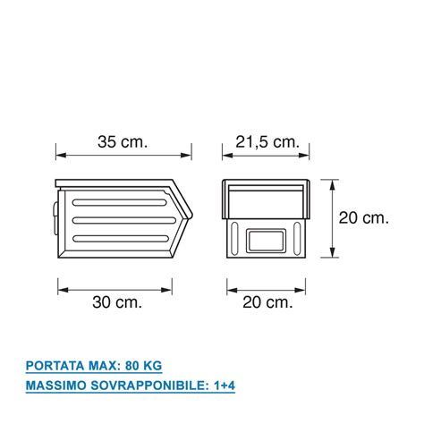 Cassette A Bocca Di Lupo In Ferro Sovrapponibili Pz Misura