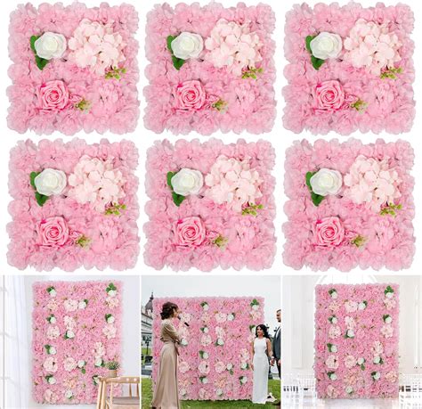 Amazon Riddsee Artificial Flowers Silk Wall Panels Inch