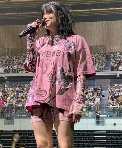 Billie Eilish Performing At The Ariake Arena In Tokyo Japan On August