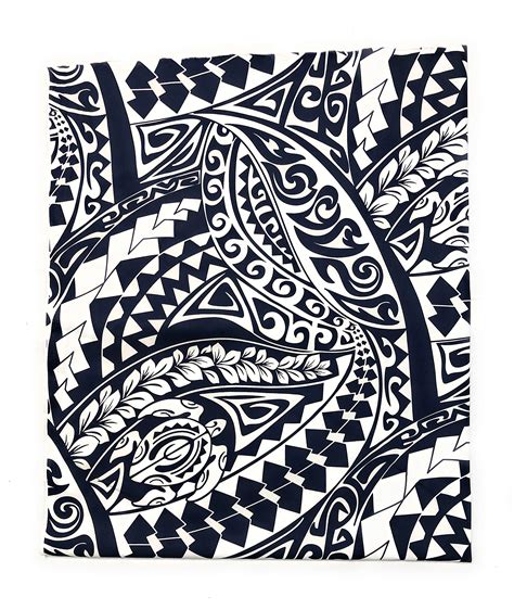 Hawaiian Tribal Print Fabric