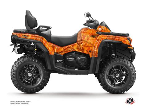 CF MOTO CFORCE 1000 ATV Camo Graphic Kit Orange Kutvek