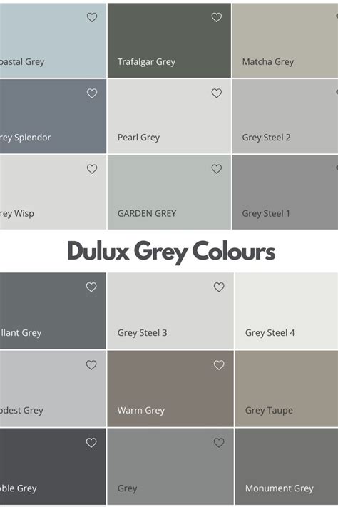 Dulux Grey Colour Chart: The Dulux Grey Colours - Sleek-chic UK Home ...