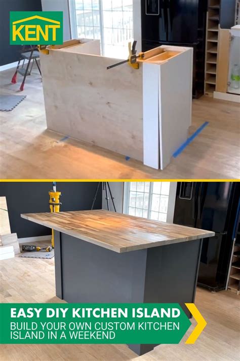 How To Build A Kitchen Island Diy Kitchen Island Kitchen Island Plans Kitchen Island Countertop