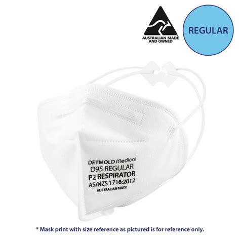 D95 Surgical Respirator Face Masks Regular Detmold Medical