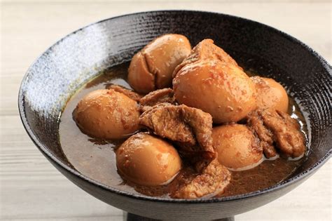 Semur Telor Tahu Es Un Plato Tradicional De Indonesia Hecho Con Huevo