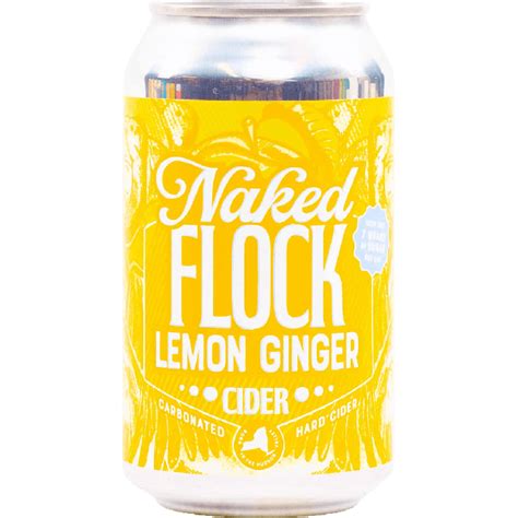 Naked Flock Lemon Ginger Applewood Winery Buy Cider Online Half