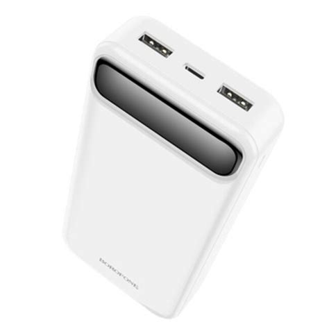 Borofone Borofone Powerbank 20000 MAH Incl 2x USB En 1x USB C