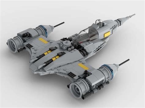 a lego star wars fighter jet is shown in this image